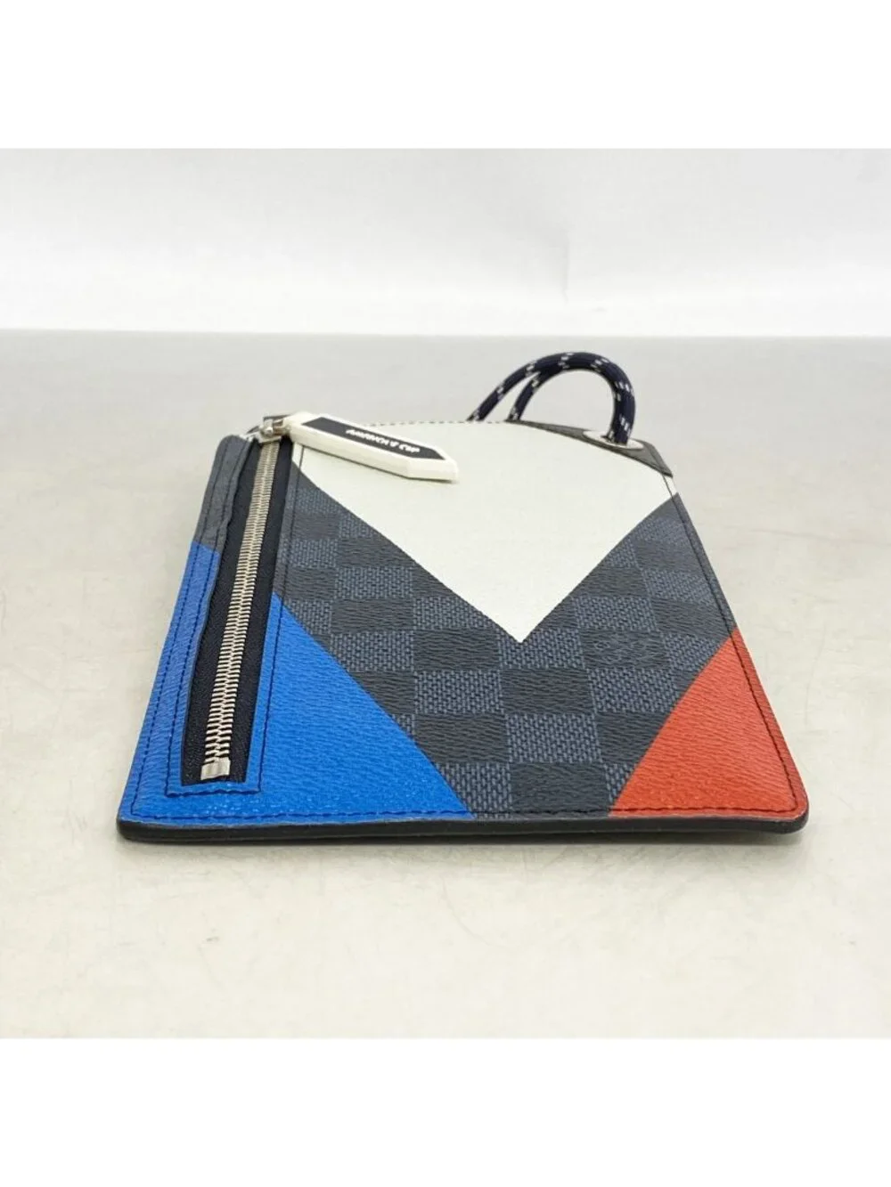 Louis Vuitton Pochette Damier Cobalt America's Cup Phone Black Handbag